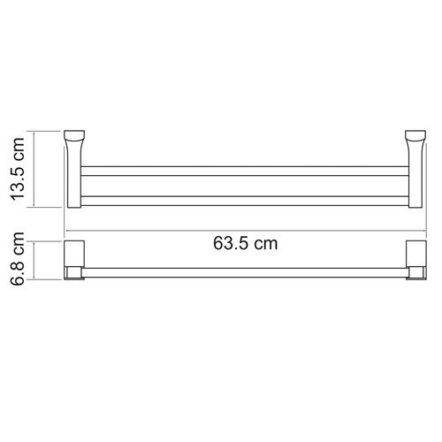 Wasserkraft К-5040 Штанга для полотенец двойная