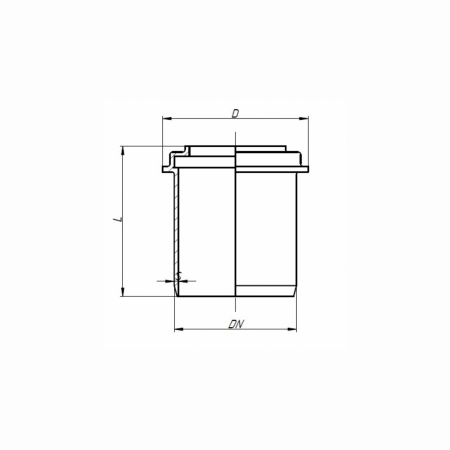Переход соосный 110х90  арт.115705 OSTENDORF