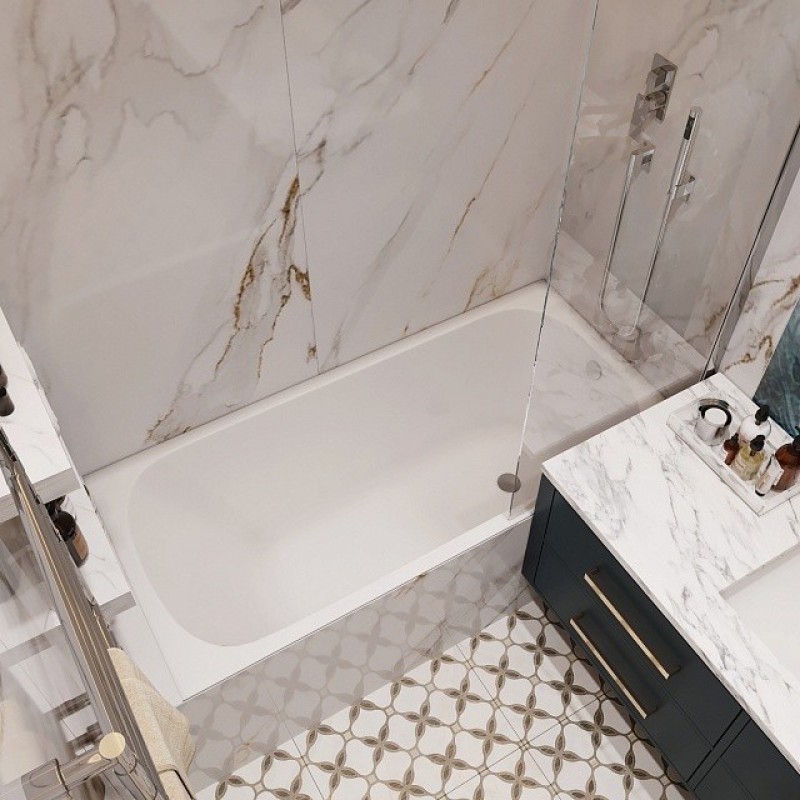 Чугунная ванна Wotte Start 170 х 70 см, белая