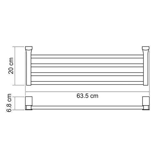 Wasserkraft К-5011 Полка для полотенец