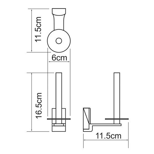 Wasserkraft К-5097 Держатель туалетной бумаги