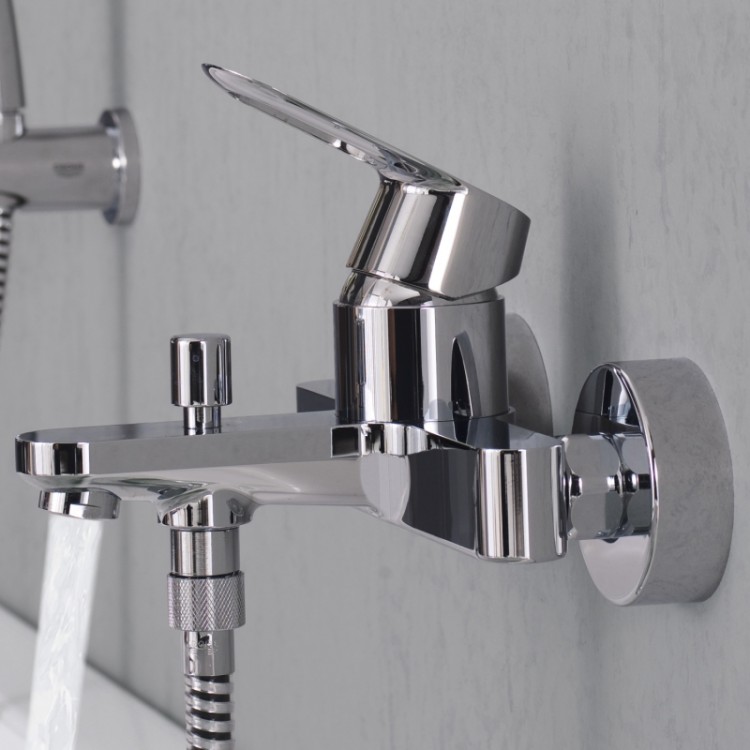 Смеситель для ванны GROHE BauLoop, хром (23341000)